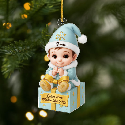 5939OGE1 3d druck effekt erstes weihnachten personalisierter weihnachtsschmuck_ acryl zur geburt eines babys 5939O3HMK