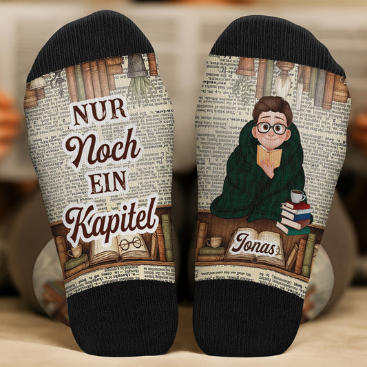 6050JGE2 psst ich lese newsprint socken personalisieren text_ leseratten_ frauen manner 6050JKQTA