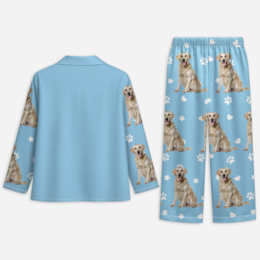 6128VGE2 ich werde dir fur immer folgen personalisierte pyjamas_ hunde mit foto 6128VTTTC