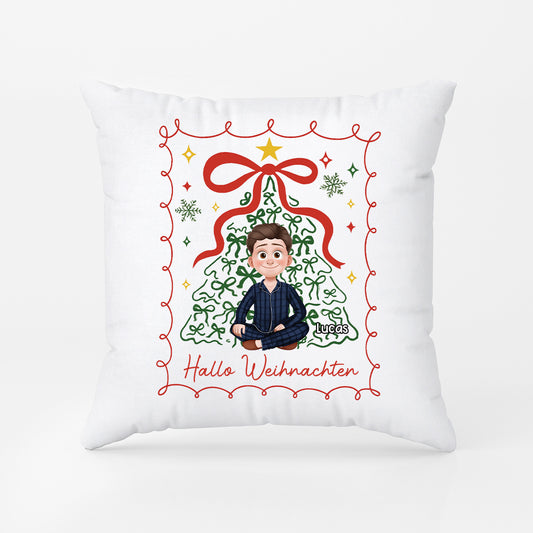 6164PGE2 frohlich besinnlich weihnachten kissen personalisieren_ manner damen 6164PKP5A