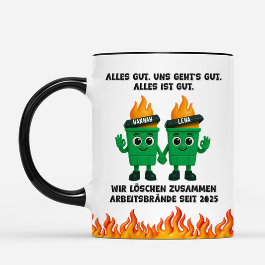 6214MGE2 wir loschen zusammen arbeitsbrande seit personalisierte tasse kollegen 6214M6TAO