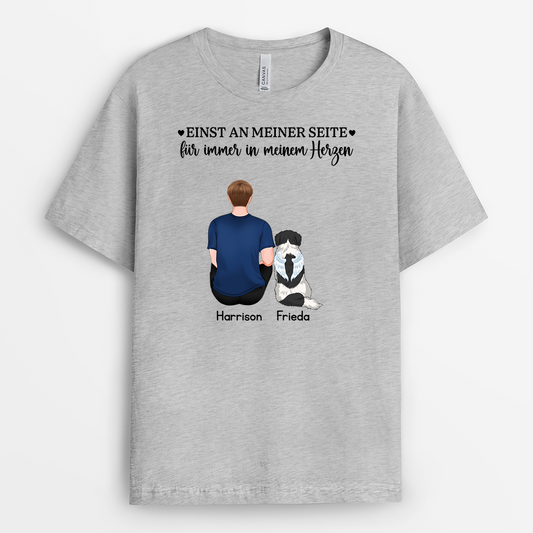 6290AGE2 ich bin immer bei dir personalisierte trauergeschenke t shirt hund katze 6290a3fmc