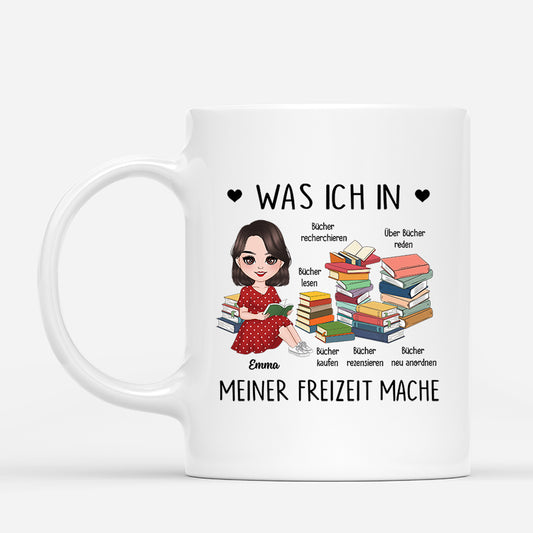 6322MGE1 was ich in meiner freizeit mache personalisierte tasse fur leseratten frauen 6322MKQ5A