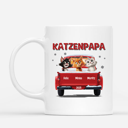 6368MGE1 katzenmama katzenpapa im auto cartoon katzen tasse personalisiert_ 6368M8QAD