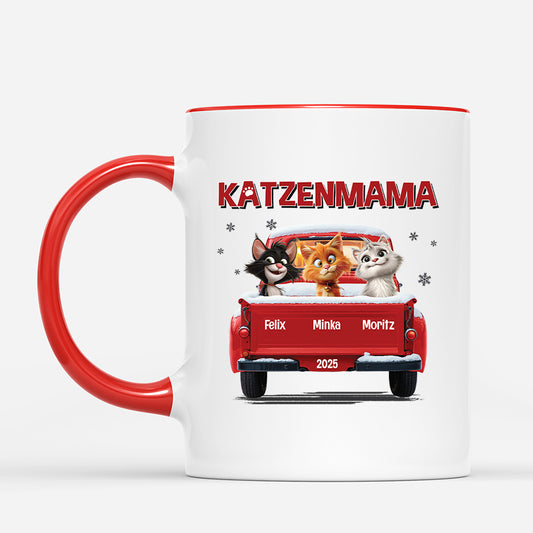 6368MGE2 katzenmama katzenpapa im auto cartoon katzen tasse personalisiert_ 6368M8QAD
