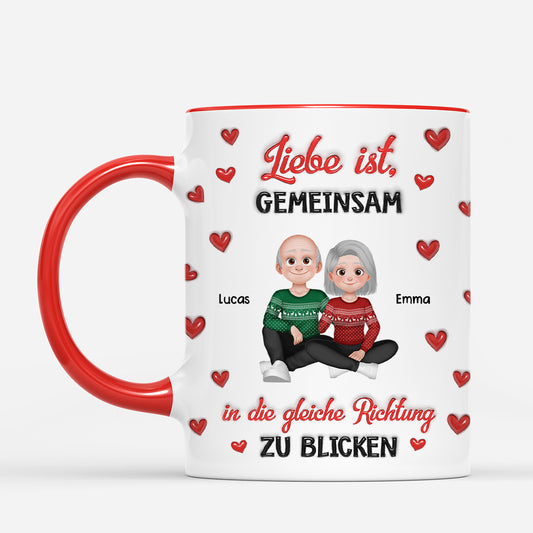 6373MGE1 3d druck effekt liebe ist gemeinsam in die gleiche richtung zu blicken paar tassen personalisiert_ 6373MTLAG_2