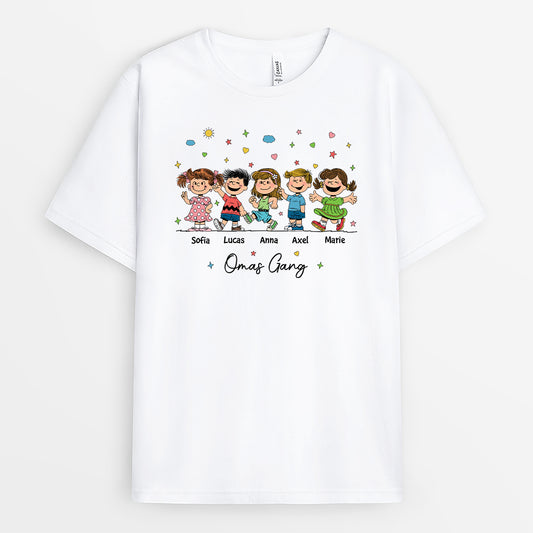 6395AGE1 omas gang peanuts stil opa oma t shirt personalisiert 6395ATYCA