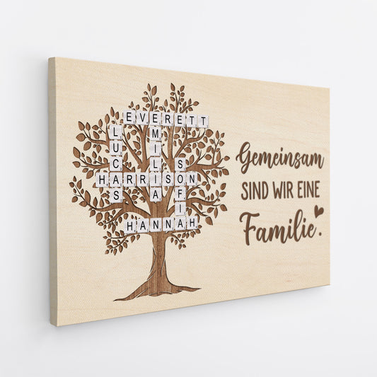 6467CGE2 gemeinsam sind wir eine familie leinwand kreuzwortratsel personalisiert 6467C6L5I_b3d31e91 5a2e 44b2 97fd eded566ebaf4