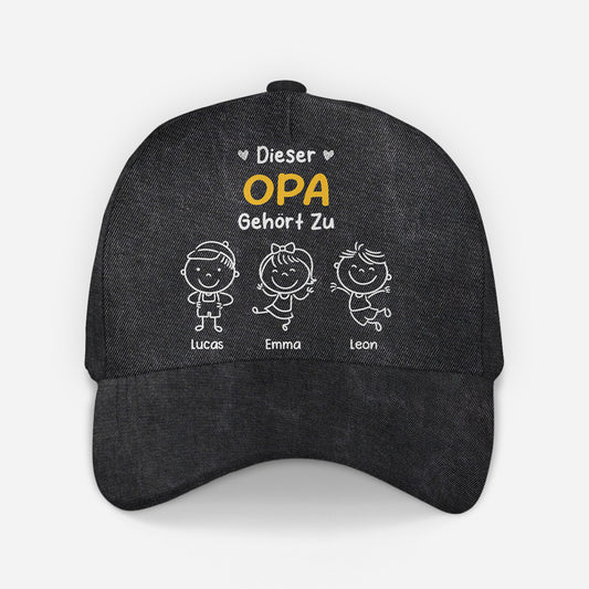 6537JGE1 dieser opa gehort zu strichmannchen oma opa kappe personalisiert 6537JTSTB