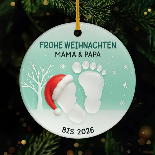 6569OGE1 frohe weihnachten fussabdruck keramik weihnachtsschmuck personalisiert_ werdende mama papa 6569OKTZA