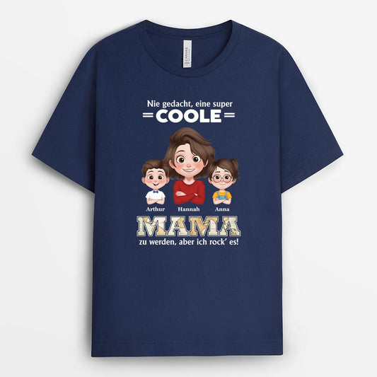 6601AGE2 nie gedacht ein super cooler papa zu werden papa mama t shirt personalisiert 6601A3TWB