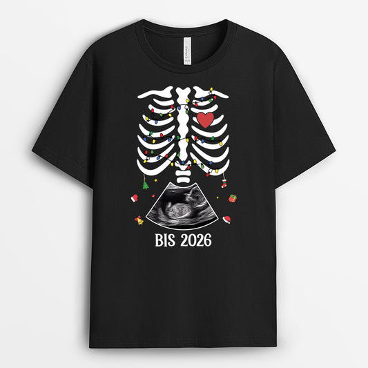 6719AGE1 bis 2026 weihnachts t shirt personalisiert_ ultraschall foto_ werdende mama 6719AKPZA
