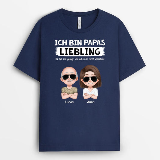 6740AGE2 ich bin mamas und papa liebling kinder t shirts personalisiert_ tochter sohn 6740A6TWA