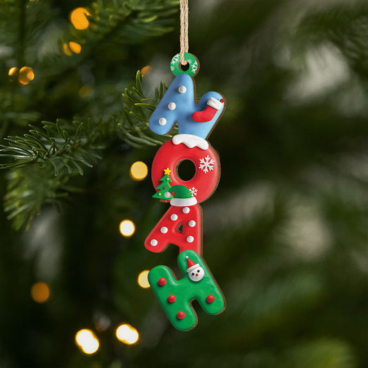 6772OUS1 3d printing effect 1 layered wooden letter ornaments personalized christmas gifts 6772O6V5A