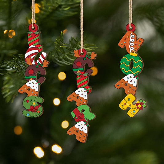 6788OGE1 3d druck effekt buchstaben personalisierte 1 schicht holz ornamente weihnachtsmerkmale 6788OKL5B