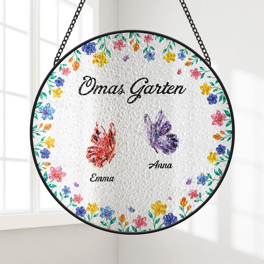 6941UGE1 mamas garten schmetterlinge glitzersteine personalisiertes geschenk garten_ buntglas sonnenfanger mamaoma 6941utvta_2