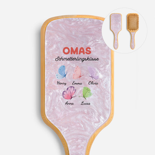 6947AGE1 omas schmetterlingskusse personalisiertes geschenk uv druck acetat holz haarburste mamaoma 6947aqtvta_1