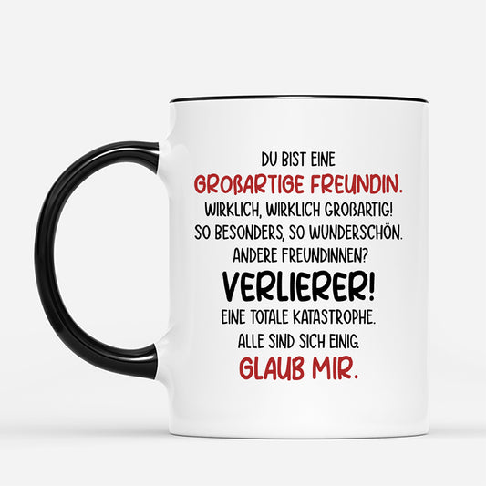 6970MGE3 du bist der beste freund so gutaussehend personalisierte tasse mit foto_ frauen manner 6970MKTCB