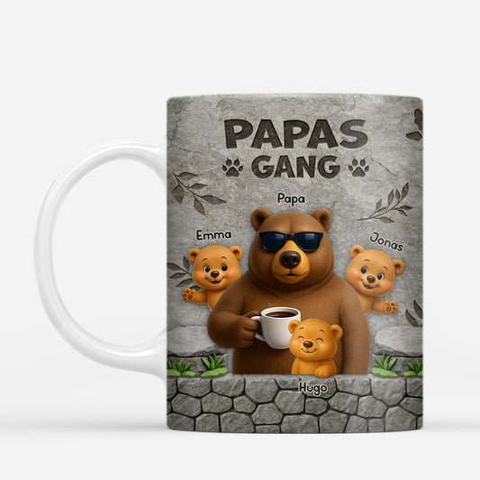 7085MGE1 3d druck effekt papas gang bar opa papa tasse personalisieren 7085M3TMB