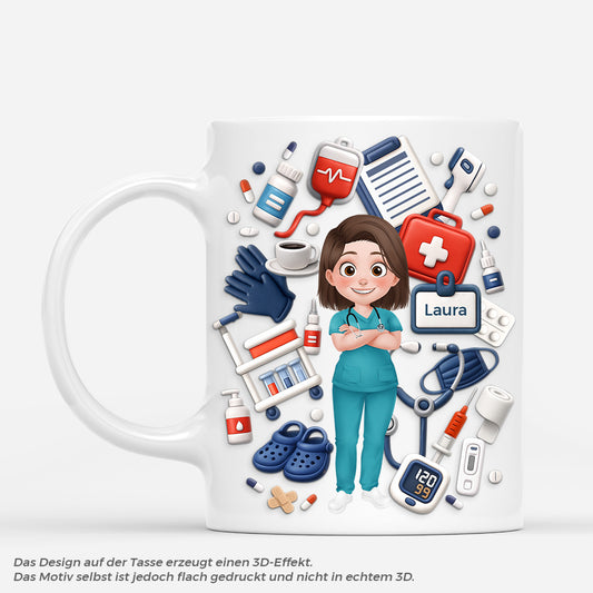 7164MGE1 3d druck effekt krankenschwester krankenpfleger personalisierte tasse 7164MKLMN_1