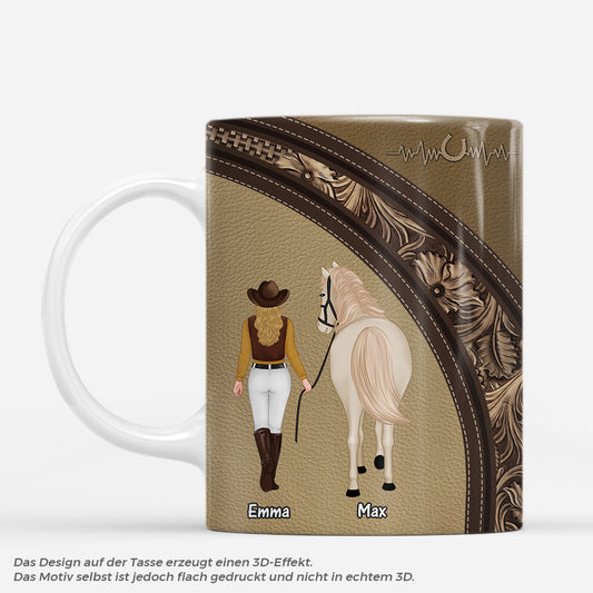 7187MGE1 3d druck effekt pferdeliebhaberin tasse pferd personalisiert 7187M3ZMU