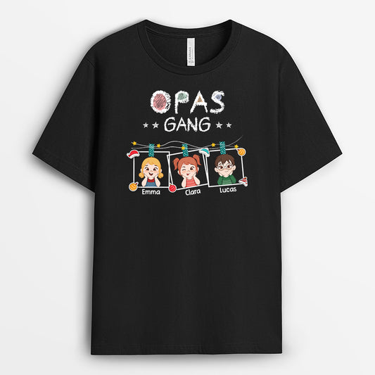 7253AGE1 opas gang bunstifte bilderrahmen opa oma t shirt personalisiert weihnachten 7253AKT5B