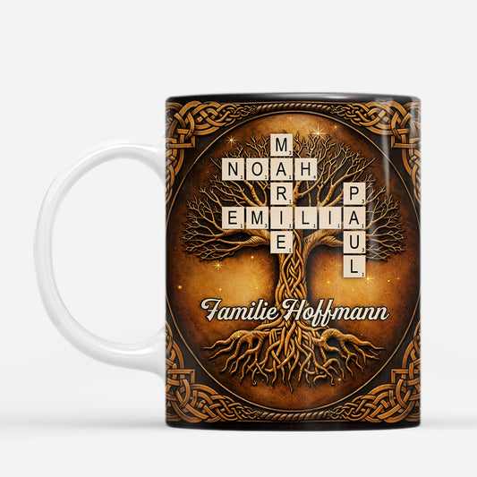 7302MGE1 die familie tasse familienstammbaum kreuzwortratsel personalisiert 7302M6TWI