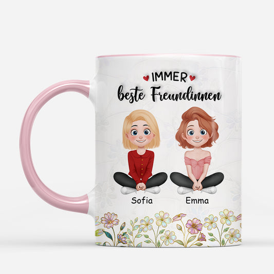 7378MGE2 3d druck effekt beste schwester fur immer personalisierte tassen freundinnen_ 7378M6L5F