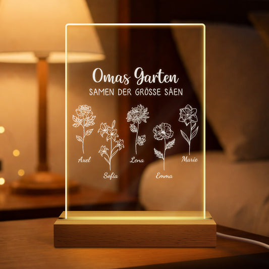 7641LGE1 omas garten samen der grosse saen personalisiertes geschenk nachtlicht_ omamama 7641ltqca