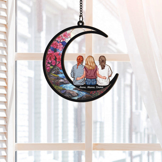 7673UGE2 mama tochter personalisiertes geschenk acryl sonnenfanger omamama 7673u8pca