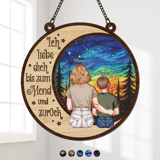 7689UGE1 ich liebe dich bis zum mond und zuruck personalisierte geschenke familie acryl sonnenfanger papamama 7689usqzi