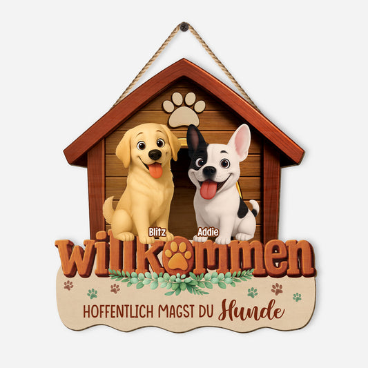 7707QGE1 hoffentlich magst du hunde personalisierte hunde geschenke turschild holz_ 7707q3lac