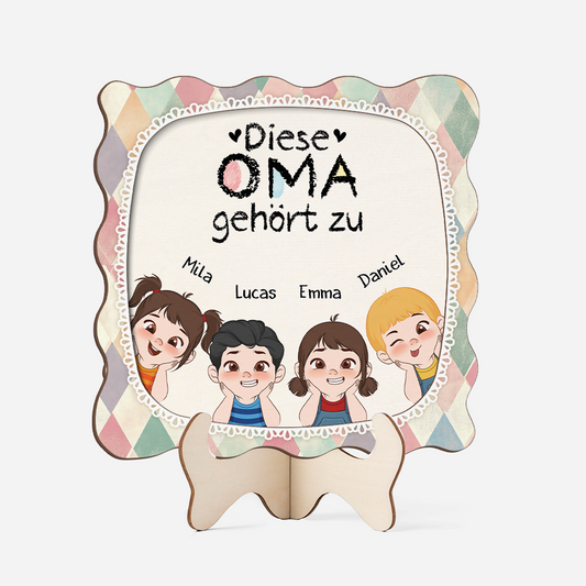 7717QGE1 dieser opa gehort zu personalisiertes geschenk holzaufsteller omaopa 7717qskab