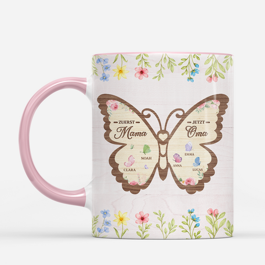 7730MGE1 zuerst mama jetzt oma schmetterlinge oma tasse personalisiert 7730msyza_2