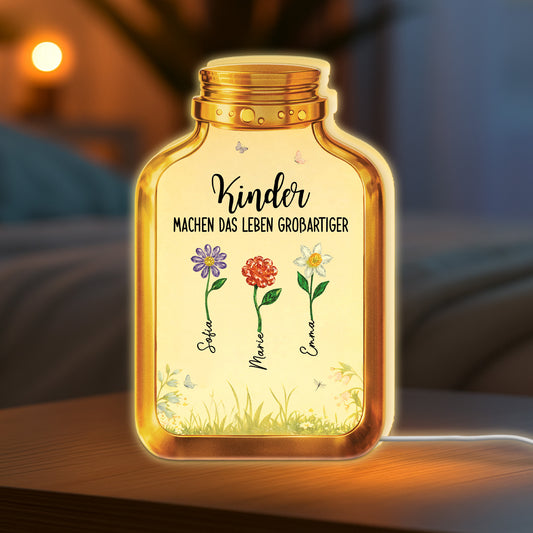 7734LGE2 enkelkinder machen das leben grossartiger personalisiertes geschenk lightbox mamaoma blumen 7734l8qaa