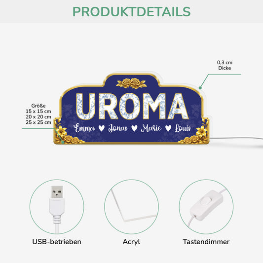 7757LGE2 uroma enkel personalisierte lightbox uromauropa 7757ltlna