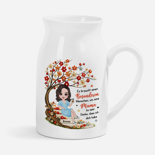7759OGE1 es braucht einen besonderen menschen um eine oma zu sein personalisiertes geschenk keramik vase omamama 7759o6qma