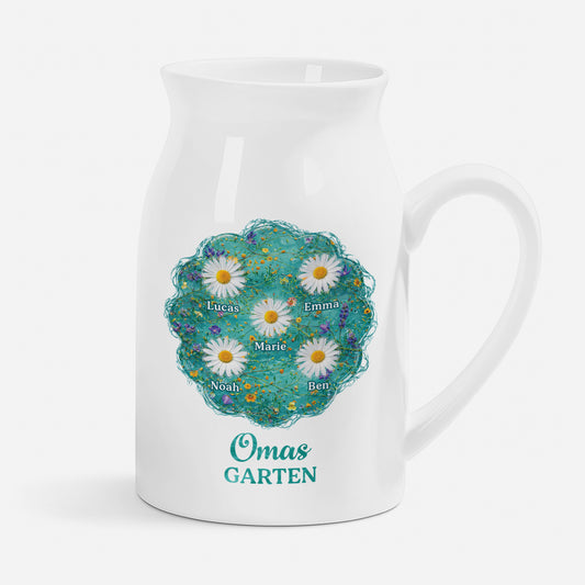 7773OGE1 omas garten keramik vase personalisiert_ oma mama resin harz 7773otpza