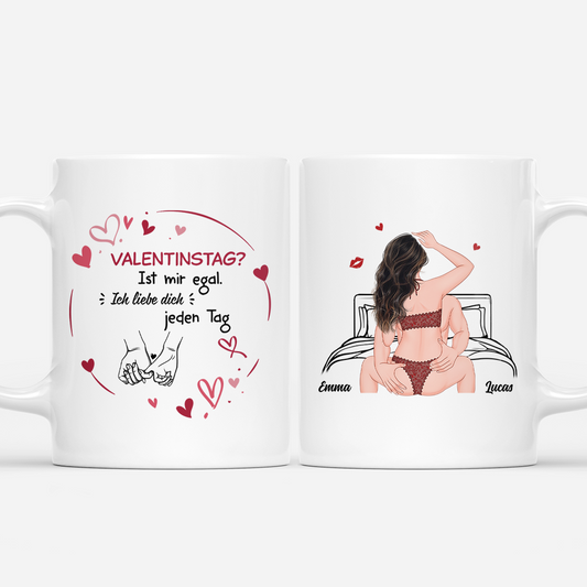 7817MGE1 valentinstag ist mir egal ich liebe dich jeden tag personalisierte paar geschenke lustige tassen 7817m6f5g