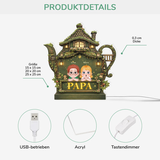 7898LGE2 mamapapa kinder cartoon personalisiertes geschenk lightbox 7898ltpna