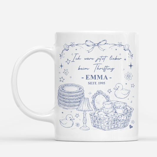 7934MGE1 ich ware jetzt lieber beim thrifting personalisierte geschenke fur frauen tasse 7934msyna