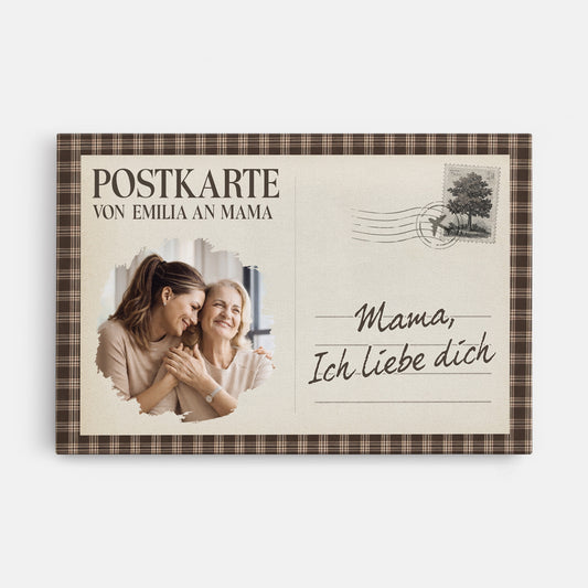 7973CGE1 ich liebe dich personalisierte geschenke foto leinwand mama papa brief 7973ccqza