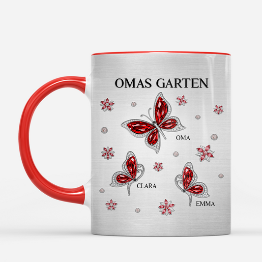 7997MGE2 mamas garten personalisiertes geschenk oma mama tassen odonata 7997m8fma