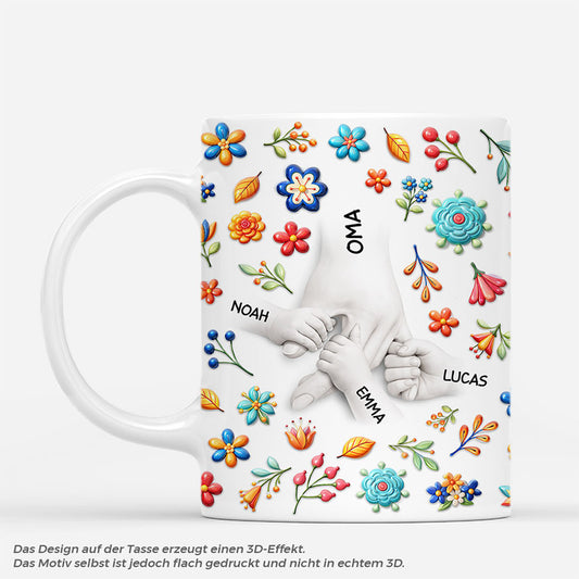 7998MGE1 3d druck effekt hand in hand personalisiertes geschenk garten oma mama tassen 7998msvma_1