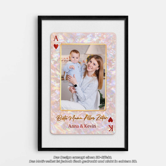 8037CGE1 beste mama aller zeiten personalisierte geschenke foto leinwand mamapapa spielkarte 8037c8qma