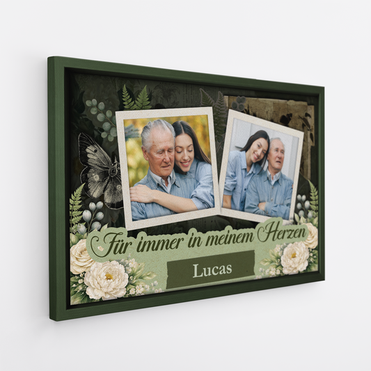 8068CGE2 3d druck effekt spruche fur liebe menschen im himmel personalisierte trauergeschenke leinwand mit foto fur manner frauen 8068c3fwa