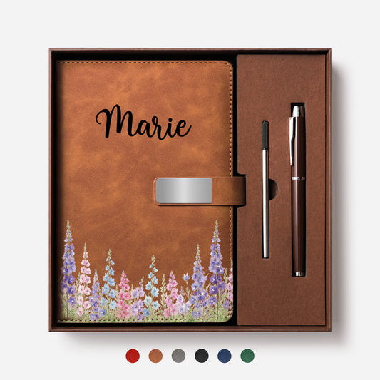 8121MGE1 blumen personalisierte geschenke fur frauen notizbuch mit stift 8121mo6pza