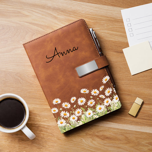 8121MGE2 blumen personalisierte geschenke fur frauen notizbuch mit stift 8121mo6pza