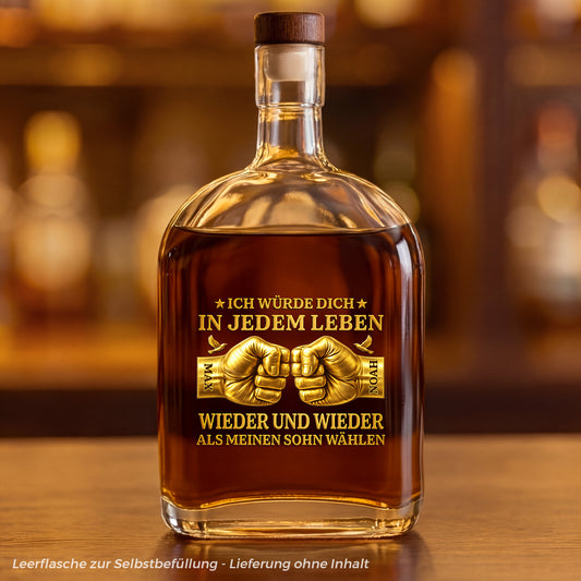 8165AGE1 3d druck effekt immer wieder meinen papa opa personalisierte whiskyflasche 8165aicvmb_1