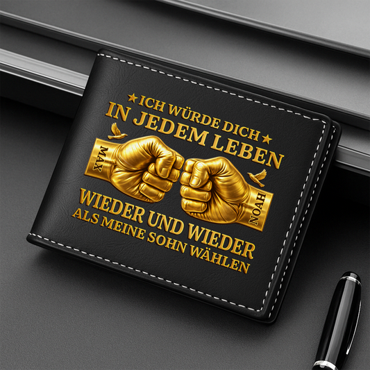 8165JGE2 3d druck effekt immer wieder meinen papaopa personalisierte geschenke herren portemonnaie 8165jcxmb